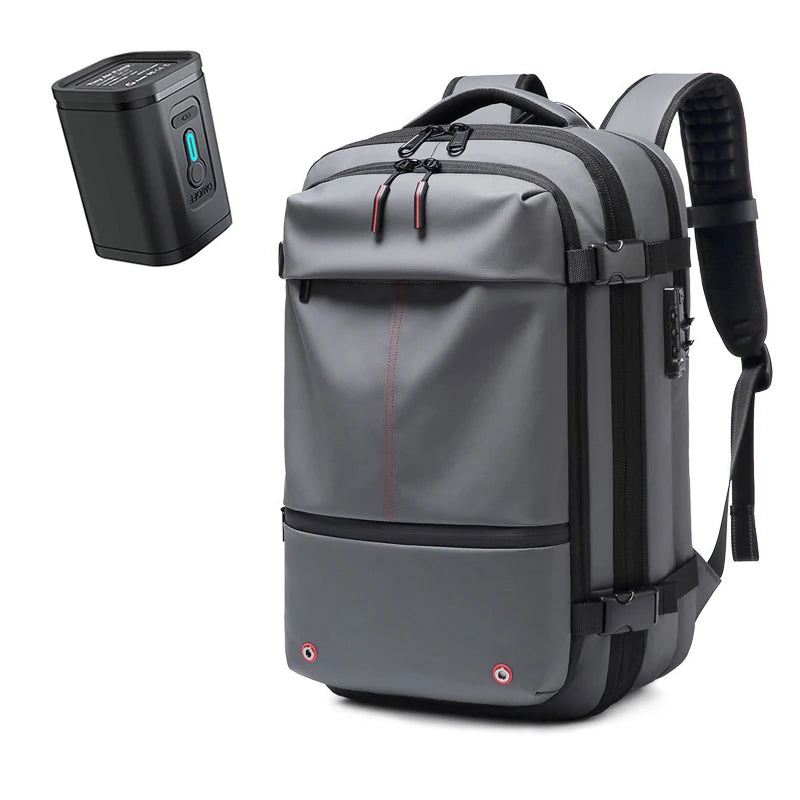 Vacuum Compression Backpack  - Bag Perfect for Business,Travel & Hiking-Password Lock